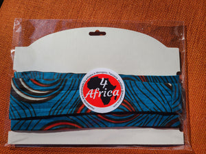 Satin lined African headband